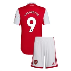 Arsenal Fodboldsæt Børn 2022-23 Alexandre Lacazette 9 Hjemmebanetrøje