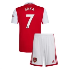 Arsenal Fodboldsæt Børn 2022-23 Bukayo Saka 7 Hjemmebanetrøje
