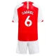 Arsenal Fodboldsæt Børn 2023-24 Gabriel 6 Hjemmebanetrøje