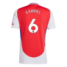 Arsenal Gabriel 6 Hjemmebanetrøje 2024-25 Fodboldsæt