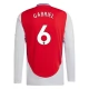 Arsenal Gabriel 6 Hjemmebanetrøje 2024-25 Langærmet Fodboldsæt