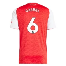 Arsenal Gabriel 6 Hjemmebanetrøje 2025-26 Fodboldsæt