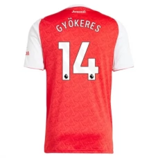 Arsenal Gyökeres 14 Hjemmebanetrøje 2025-26 Fodboldsæt
