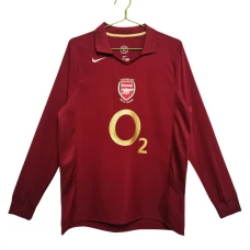 Arsenal Hjemmebanetrøje Retro 2005-06 Langærmet Fodboldsæt