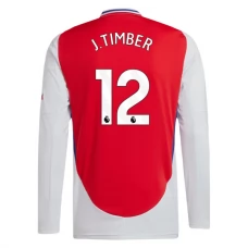 Arsenal J.Timber 12 Hjemmebanetrøje 2024-25 Langærmet Fodboldsæt