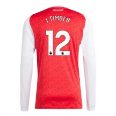 Arsenal J.Timber 12 Hjemmebanetrøje 2025-26 Langærmet Fodboldsæt