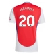 Arsenal Jorginho 20 Hjemmebanetrøje 2024-25 Fodboldsæt