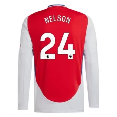 Arsenal Nelson 24 Hjemmebanetrøje 2024-25 Langærmet Fodboldsæt