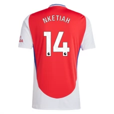 Arsenal Nketiah 14 Hjemmebanetrøje 2024-25 Fodboldsæt