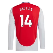 Arsenal Nketiah 14 Hjemmebanetrøje 2024-25 Langærmet Fodboldsæt