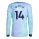 Arsenal Nketiah 14 Tredjetrøje 2024-25 Langærmet Fodboldsæt