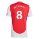 Arsenal Ødegaard 8 Hjemmebanetrøje 2024-25 Fodboldsæt