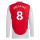 Arsenal Ødegaard 8 Hjemmebanetrøje 2024-25 Langærmet Fodboldsæt