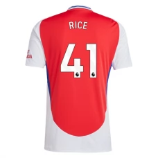 Arsenal Rice 41 Hjemmebanetrøje 2024-25 Fodboldsæt