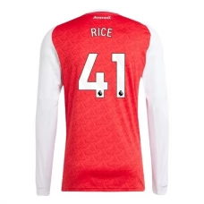 Arsenal Rice 41 Hjemmebanetrøje 2025-26 Langærmet Fodboldsæt