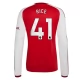 Arsenal Rice 41 Hjemmebanetrøje 2026-27 Langærmet