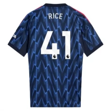 Arsenal Rice 41 Udebanetrøje 2025-26 Fodboldsæt