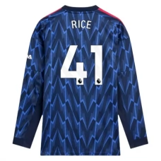 Arsenal Rice 41 Udebanetrøje 2025-26 Langærmet Fodboldsæt