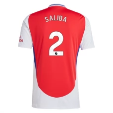 Arsenal Saliba 2 Hjemmebanetrøje 2024-25 Fodboldsæt