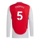 Arsenal Thomas 5 Hjemmebanetrøje 2024-25 Langærmet Fodboldsæt