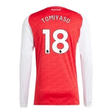 Arsenal Tomiyasu 18 Hjemmebanetrøje 2025-26 Langærmet Fodboldsæt