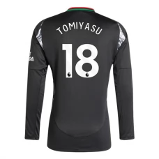 Arsenal Tomiyasu 18 Udebanetrøje 2024-25 Langærmet Fodboldsæt