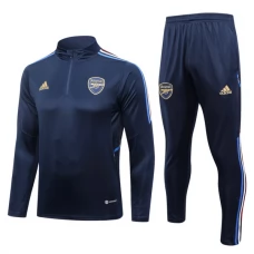 Arsenal Træningssæt 2023-24 - 1-4 Zip Blå