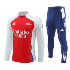 Arsenal Træningssæt 2024-25 - 1-4 Zip Rød
