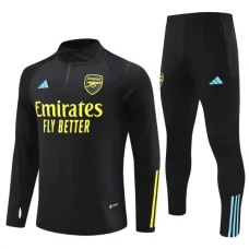 Arsenal Træningssæt Børn 2023-24 - 1-4 Zip Sort