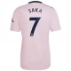Arsenal Trøje 2022-23 Bukayo Saka 7 Tredjetrøje