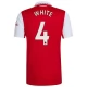 Arsenal Trøje 2022-23 White 4 Hjemmebanetrøje