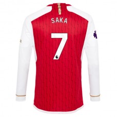 Arsenal Trøje 2023-24 Bukayo Saka 7 Langærmet Hjemmebanetrøje