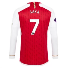 Arsenal Trøje 2023-24 Bukayo Saka 7 Langærmet Hjemmebanetrøje