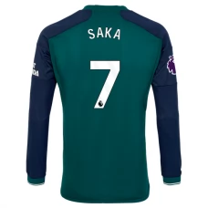 Arsenal Trøje 2023-24 Bukayo Saka 7 Langærmet Tredjetrøje