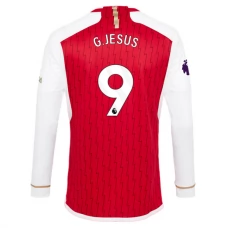 Arsenal Trøje 2023-24 G.Jesus 9 Langærmet Hjemmebanetrøje