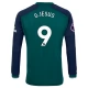 Arsenal Trøje 2023-24 G.Jesus 9 Langærmet Tredjetrøje
