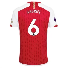 Arsenal Trøje 2023-24 Gabriel 6 Hjemmebanetrøje