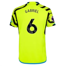 Arsenal Trøje 2023-24 Gabriel 6 Udebanetrøje
