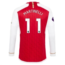 Arsenal Trøje 2023-24 Martinelli 11 Langærmet Hjemmebanetrøje