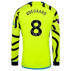 Arsenal Trøje 2023-24 Odegaard 8 Langærmet Udebanetrøje
