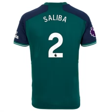 Arsenal Trøje 2023-24 Saliba 2 Tredjetrøje
