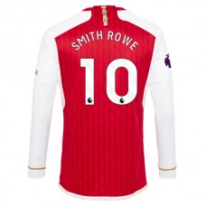 Arsenal Trøje 2023-24 Smith Rowe 10 Langærmet Hjemmebanetrøje