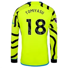 Arsenal Trøje 2023-24 Tomiyasu 18 Langærmet Udebanetrøje