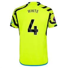 Arsenal Trøje 2023-24 White 4 Udebanetrøje
