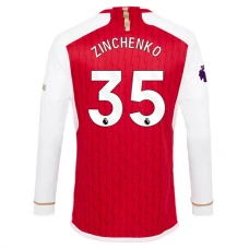 Arsenal Trøje 2023-24 Zinchenko 35 Langærmet Hjemmebanetrøje