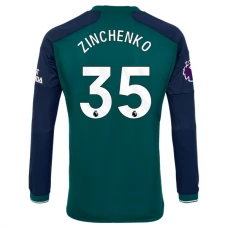 Arsenal Trøje 2023-24 Zinchenko 35 Langærmet Tredjetrøje