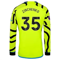 Arsenal Trøje 2023-24 Zinchenko 35 Langærmet Udebanetrøje