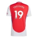Arsenal Trossard 19 Hjemmebanetrøje 2024-25 Fodboldsæt