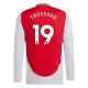 Arsenal Trossard 19 Hjemmebanetrøje 2024-25 Langærmet Fodboldsæt