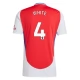 Arsenal White 4 Hjemmebanetrøje 2024-25 Fodboldsæt